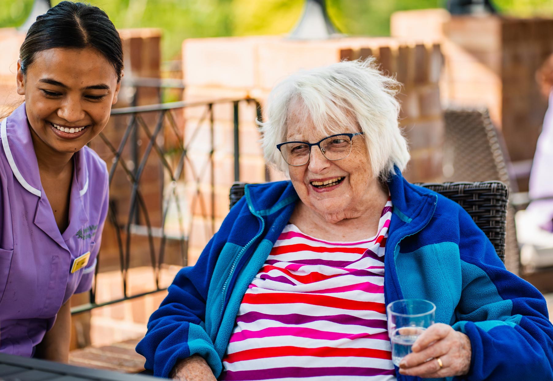 Best Care Home In Surrey - Communal Garden