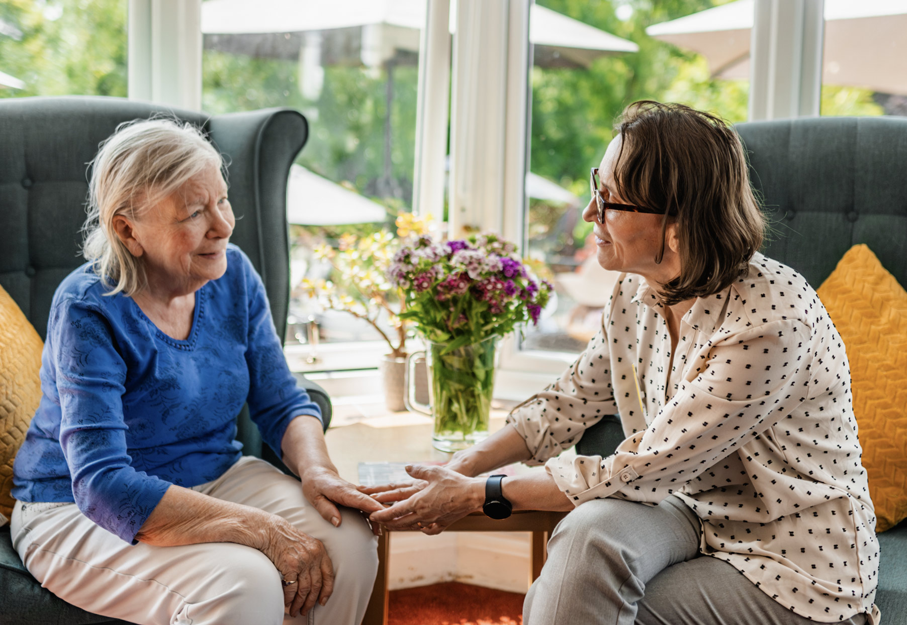 Best Care Home In Surrey - Indoor Communal Seating Area