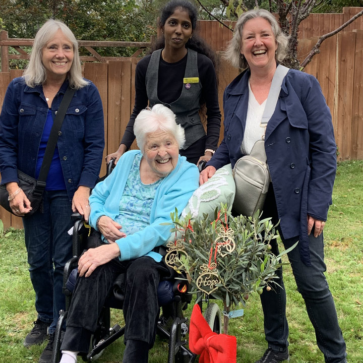 Olive Tree Planted At Dungate Manor Care Home